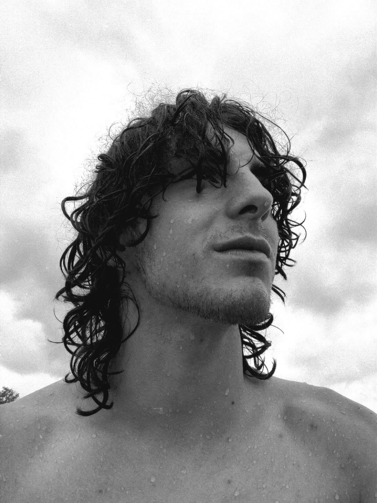 Octavian Buda, black and white portrait